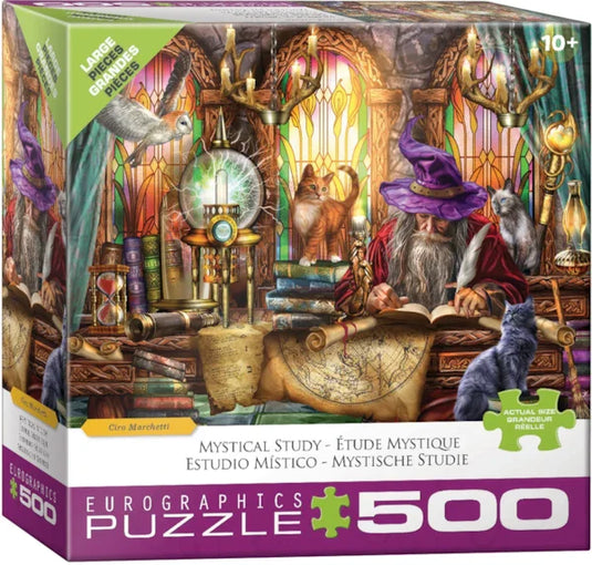 Mystical Study 500 Piece Jigsaw Puzzle by Eurographics - 1