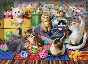 Kittens Playtime 500 Piece Jigsaw Puzzle by Eurographics