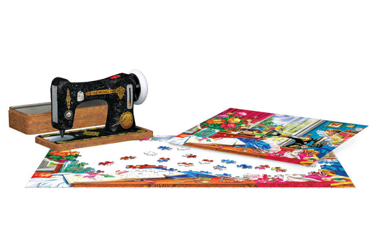 Sewing Machine 550 Piece Tin Jigsaw Puzzle by Eurographics