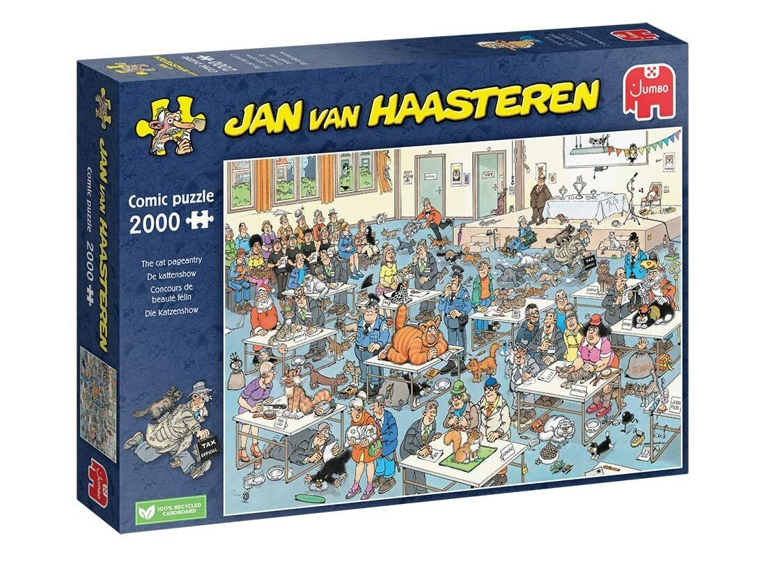 The Cat Pageantry 2000 Piece Jigsaw Puzzle by Jumbo