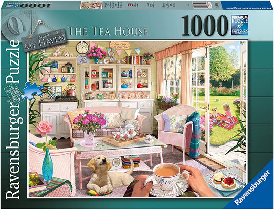 My Haven No 9: The Tea House 1000 Piece Jigsaw Puzzle by Ravensburger - 3