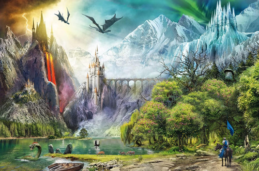 Reign of Dragons 3000 Piece Jigsaw Puzzle by Ravensburger