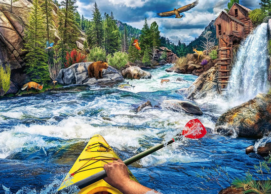 Whitewater Kayaking 1000 Piece Jigsaw Puzzle by Ravensburger