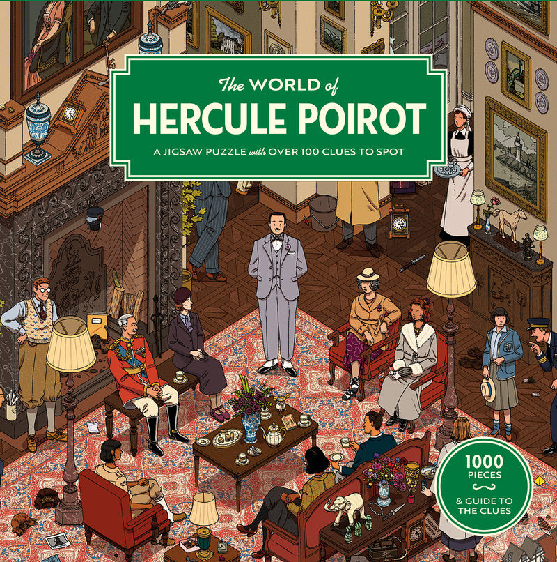 The World of Hercule Poirot 1000 Piece Jigsaw Puzzle