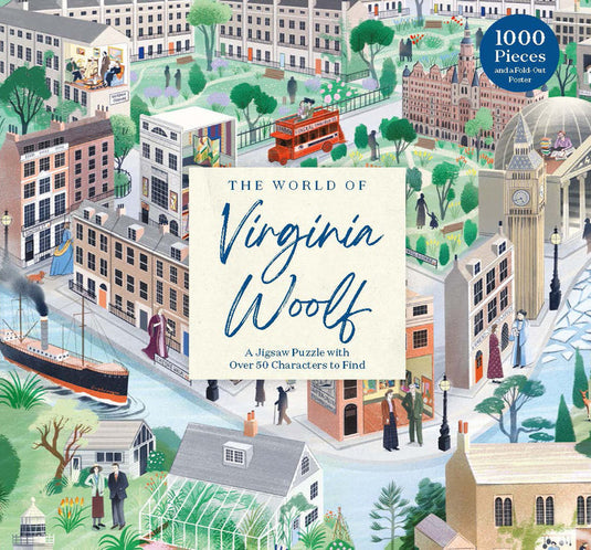 The The World of Virginia Woolf 1000 Piece Jigsaw Puzzle - 1