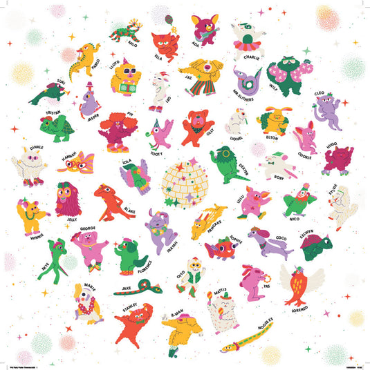 Pet Party 50 Piece Shaped Jigsaw Puzzle - 2