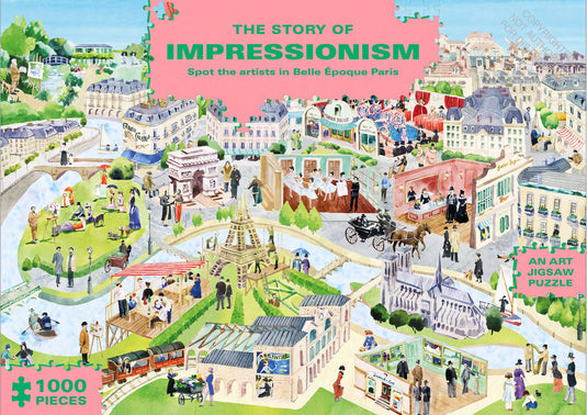 The Story of Impressionism 1000 Piece Jigsaw Puzzle - 1