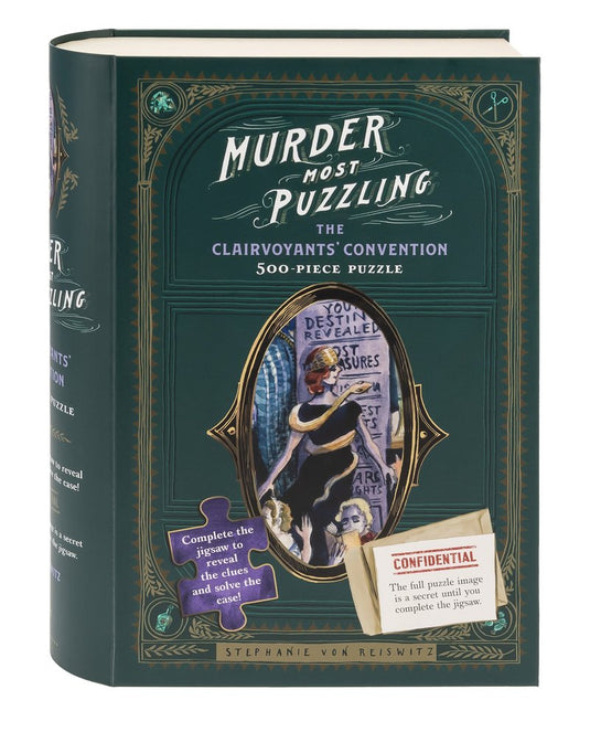 Murder Most Puzzling: The Clairvoyants' Convention 500 Piece Jigsaw Puzzle - 1