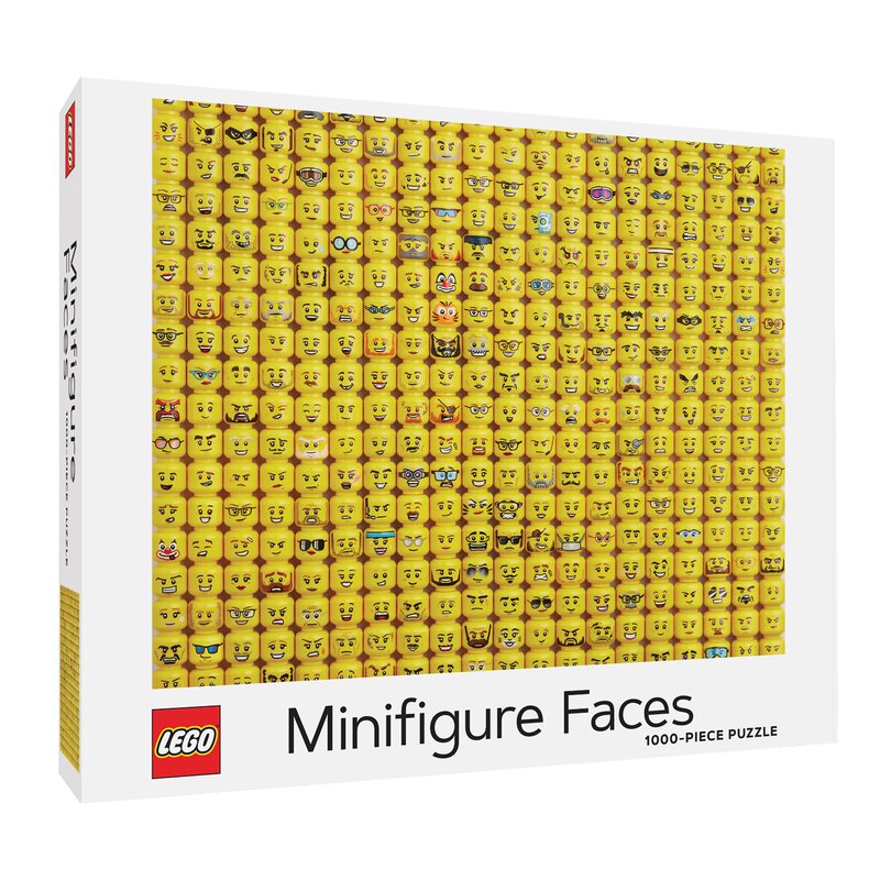 LEGO Minifigure Faces 1000 Piece Jigsaw Puzzle
