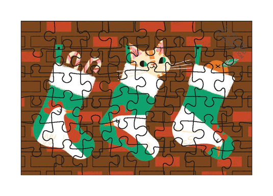 Twelve Days of Catmas 12x 48 Piece Jigsaw Puzzle Set - 8