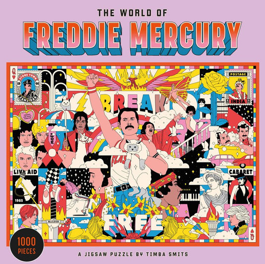 The World of Freddie Mercury 1000 Piece Jigsaw Puzzle - 1