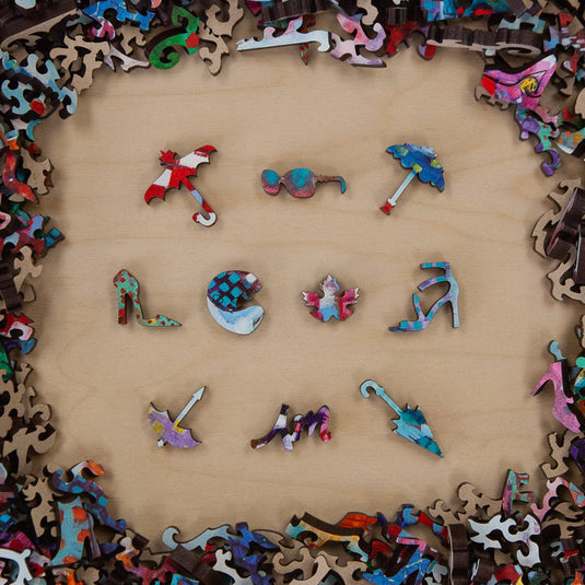Not Easily Phased by Angela Morgan 562 Piece Wooden Jigsaw Puzzle by Stumpcraft