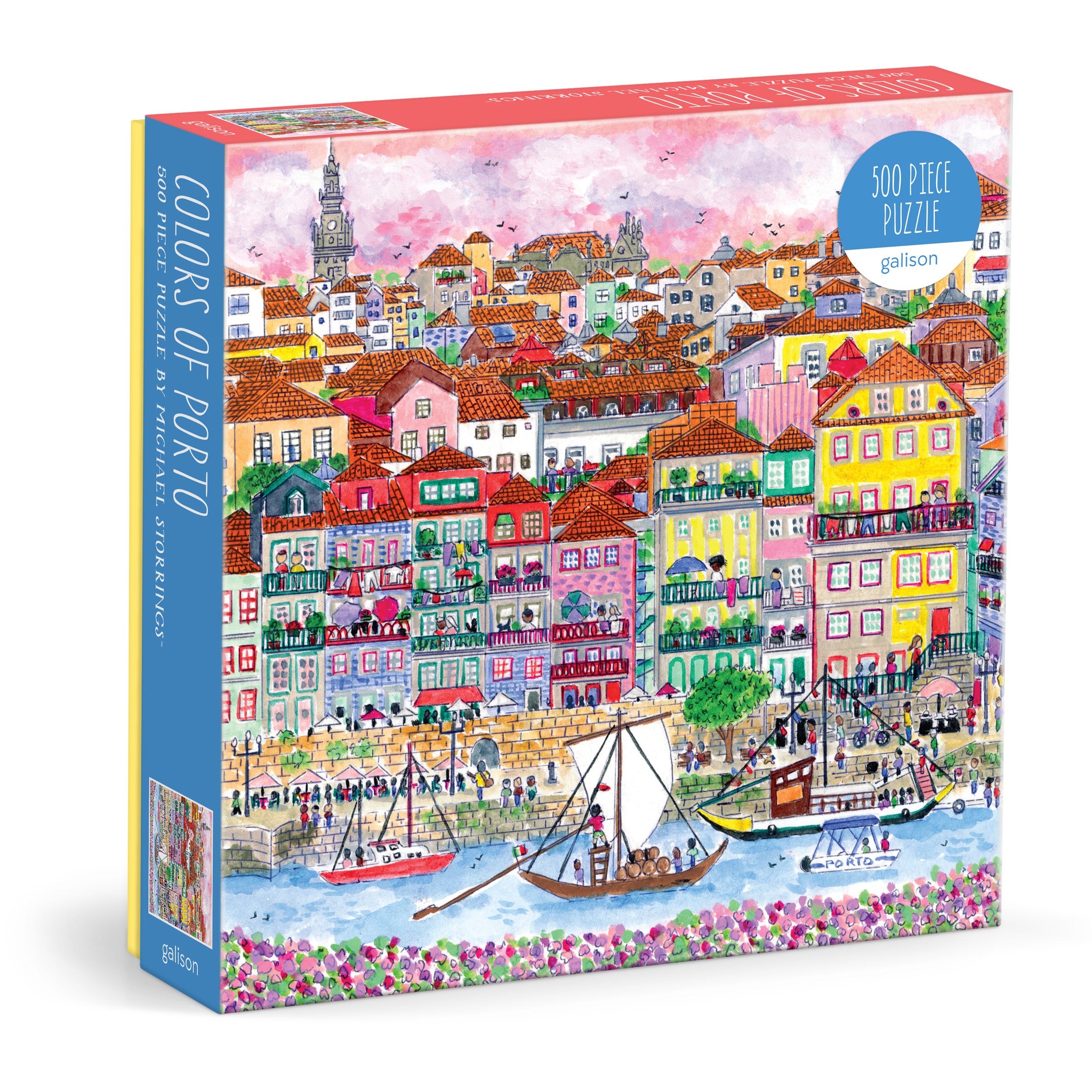 Michael Storrings Summer in Portugal (Colors of Porto) 500 Piece Puzzle