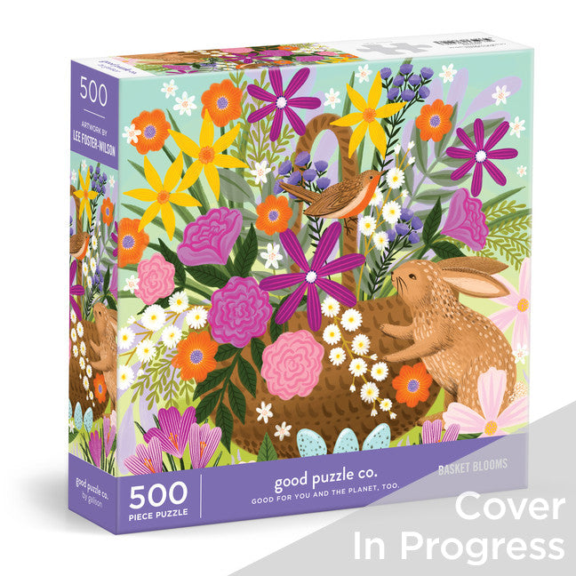 Good Puzzle Co. Basket Blooms 500 Piece Puzzle