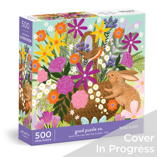 Good Puzzle Co. Basket Blooms 500 Piece Puzzle