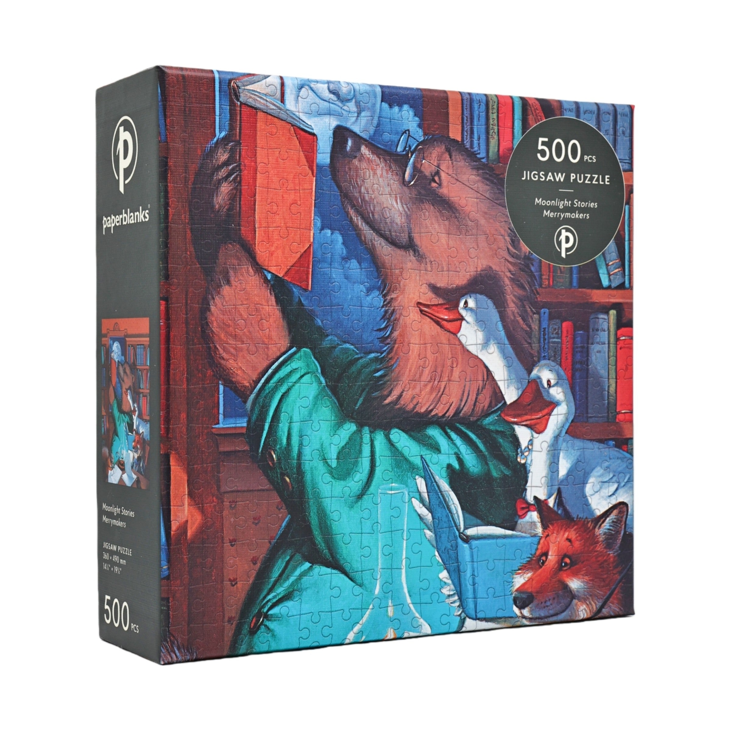 Moonlight Stories 500 Piece Jigsaw Puzzle by Paperblanks (Merrymakers)