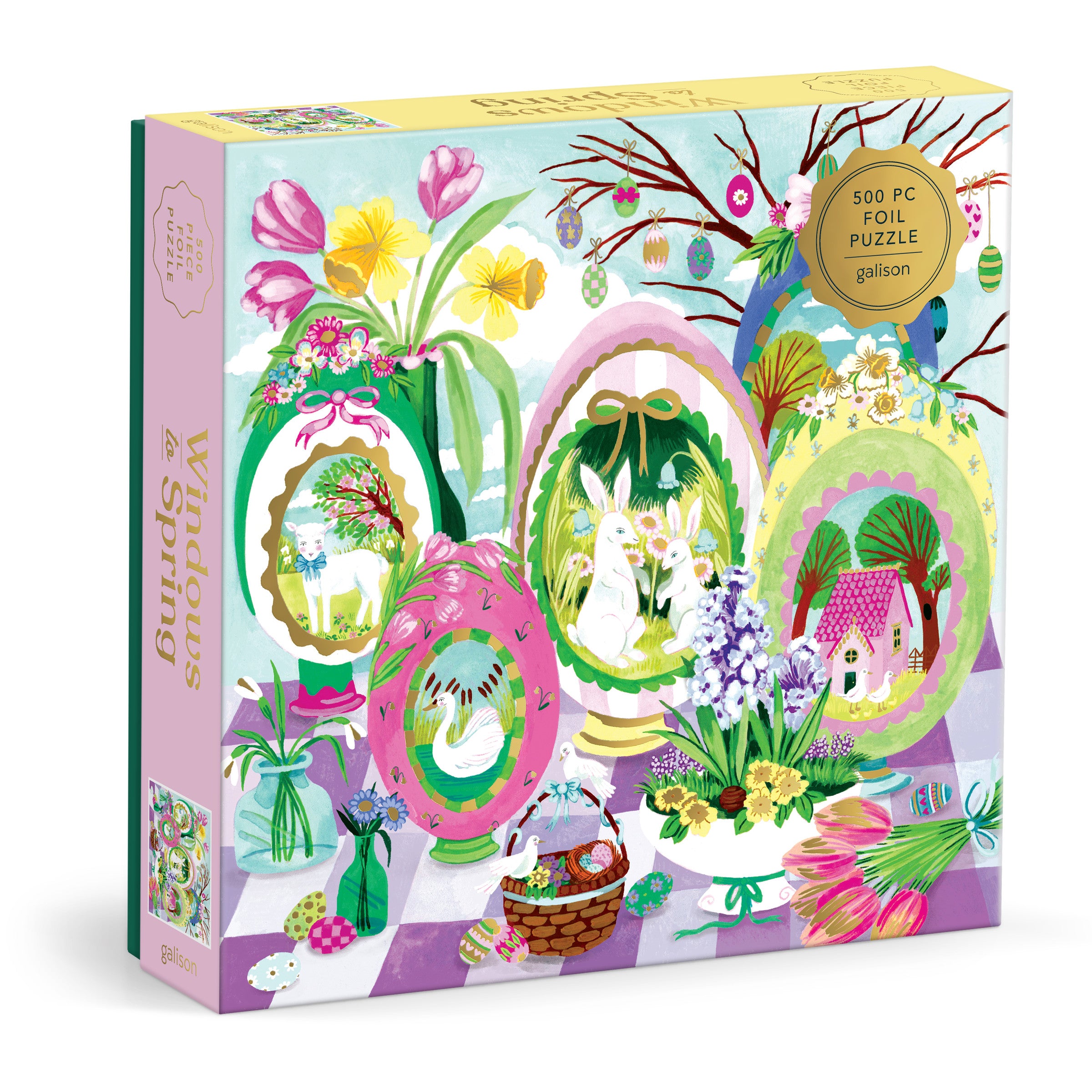 Windows To Spring 500 Piece Foil Puzzle