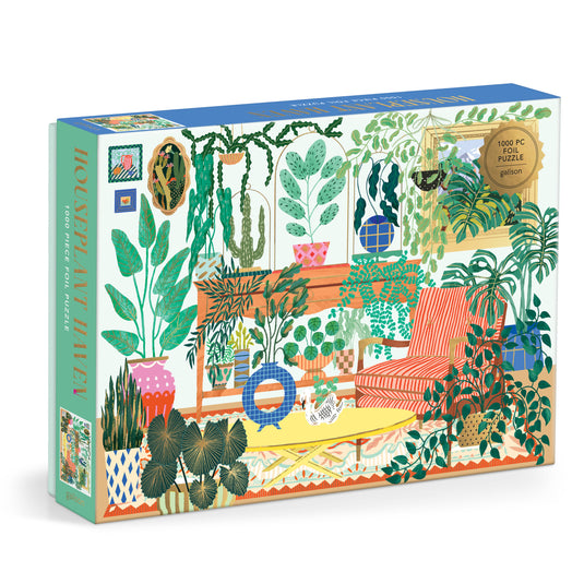Houseplant Haven 1000 Piece Foil Puzzle