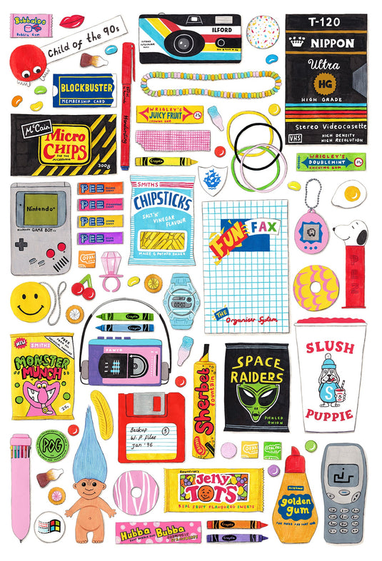 In the 90's 1000 Piece Jigsaw Puzzle by Happily - 2