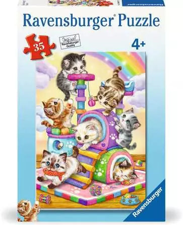 Playful Purr Babies 35 Piece Jigsaw Puzzle by Ravensburger - 1