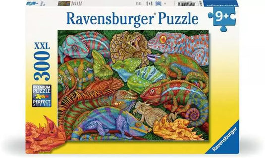 Riveting Reptiles 300 Piece Jigsaw Puzzle by Ravensburger - 1
