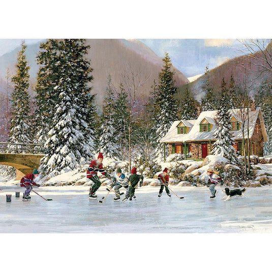 Village On The Edge Of The Forest 1000 Piece Jigsaw Puzzle by Schmidt Puzzle - 1