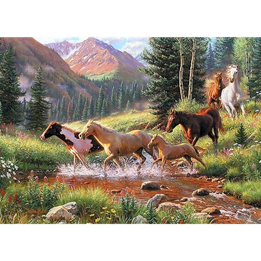 Sleeping Velvet Paws 1000 Piece Jigsaw Puzzle by Schmidt Puzzle - 1