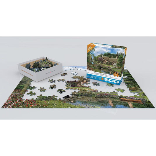 Cobble Walk Cottage by Davison 500 Piece Jigsaw Puzzle by Eurographics - 3