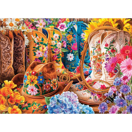 Cowgirl Boots by Lars Stewart 1000 Piece Jigsaw Puzzle by Eurographics - 2