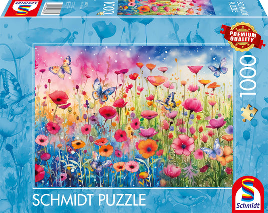 Poppy Meadow 1000 Piece Jigsaw Puzzle by Schmidt Puzzle - 8