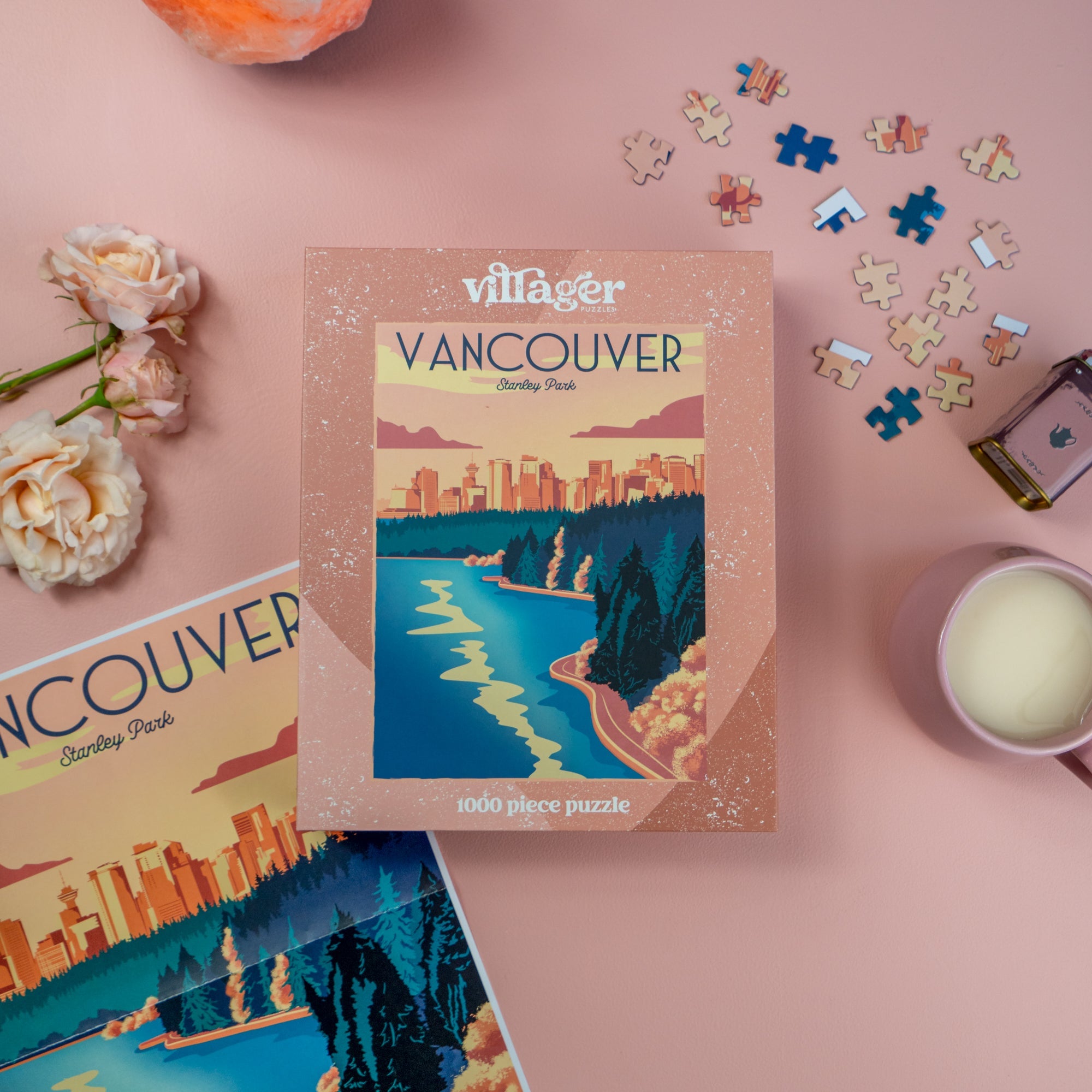 Vancouver Sunset 1000 Piece Jigsaw Puzzle by Villager Puzzles