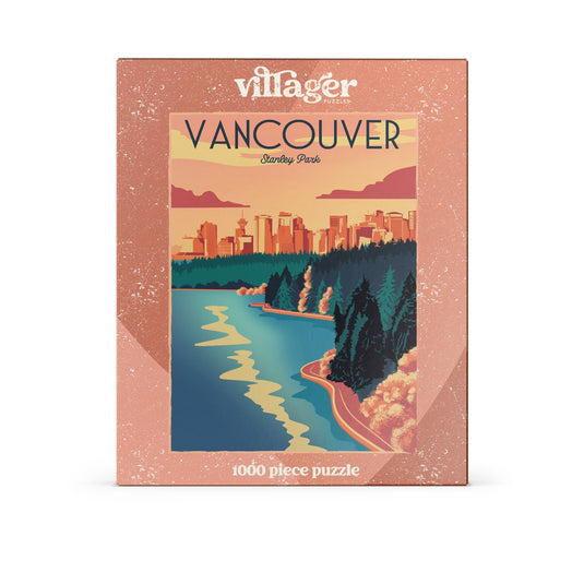 Vancouver Sunset 1000 Piece Jigsaw Puzzle by Villager Puzzles - 1