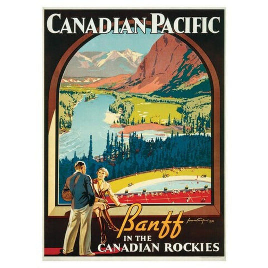CP Banff in the Can. Rockies 1000 Piece Jigsaw Puzzle by Eurographics - 2