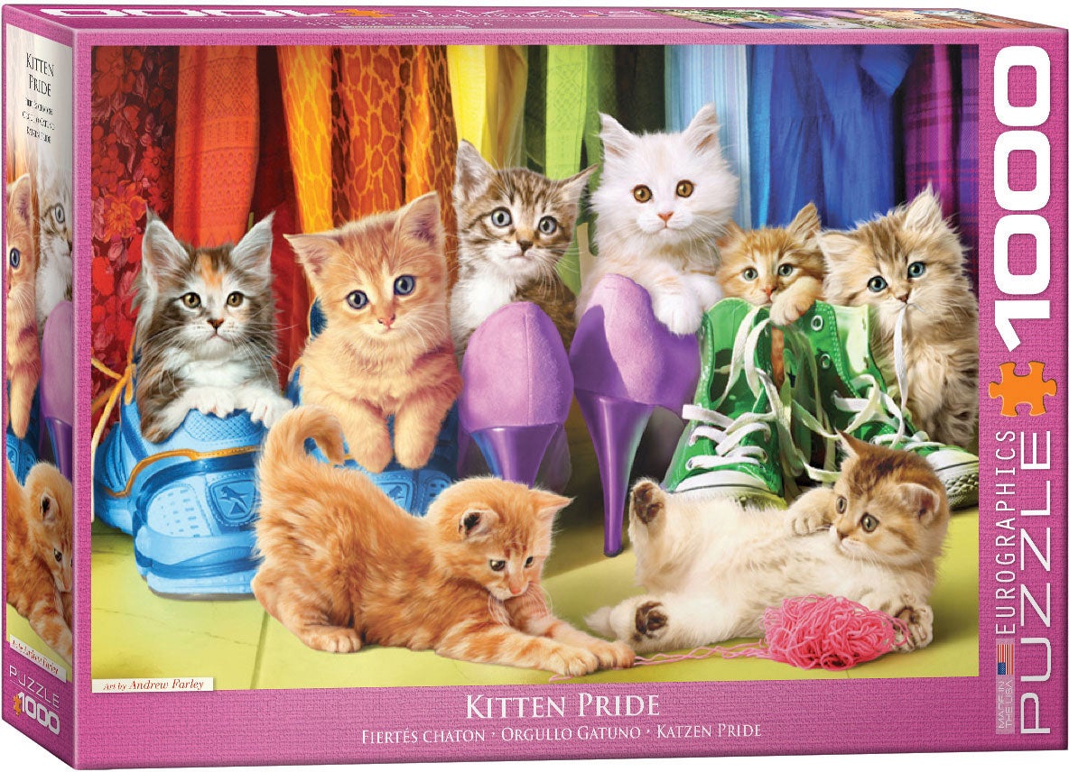 Kitten Pride 1000 Piece Jigsaw Puzzle by Eurographics
