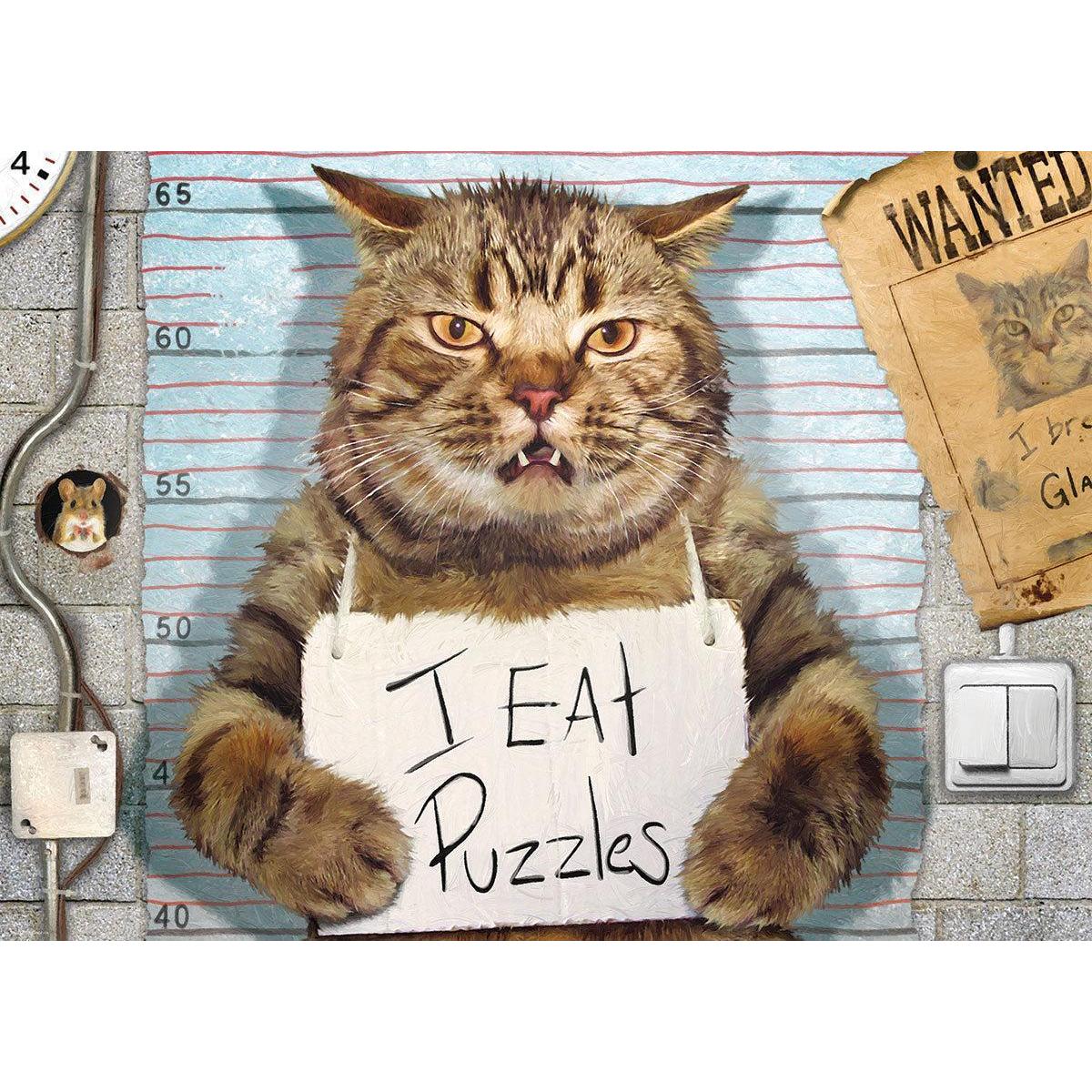 Felony Cat by Paul Normand 500 Piece Jigsaw Puzzle by Eurographics