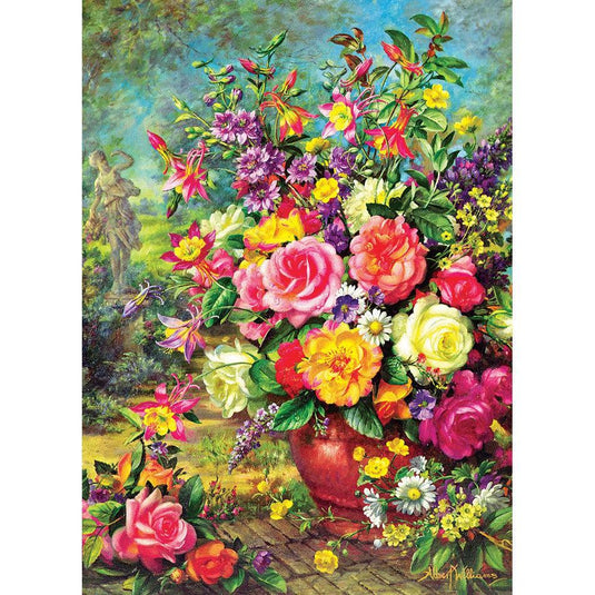 Flower Bouquet by A.Williams 1000 Piece Jigsaw Puzzle by Eurographics - 2
