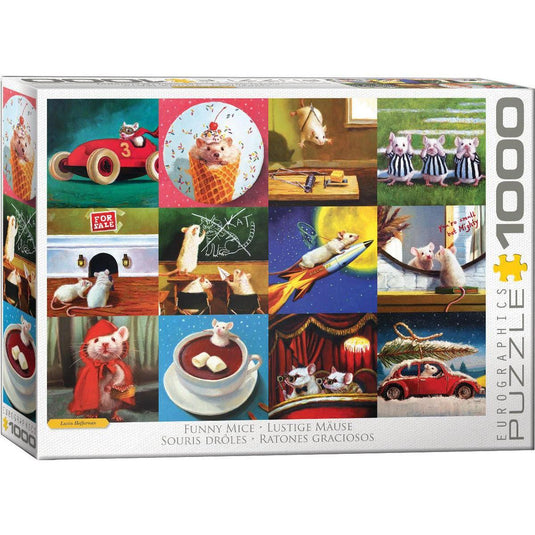 Funny Mice 1000 Piece Jigsaw Puzzle by Eurographics - 1