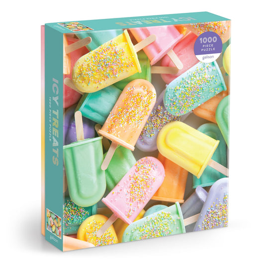 Icy Treats 1000 Piece Jigsaw Puzzle by Galison - 1