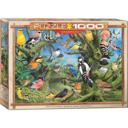 Garden Birds by Francis 1000 Piece Jigsaw Puzzle by Eurographics - 1