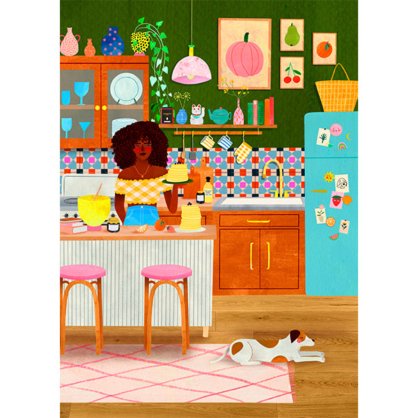 Pancake Day 1000 Piece Jigsaw Puzzle by Holiyay
