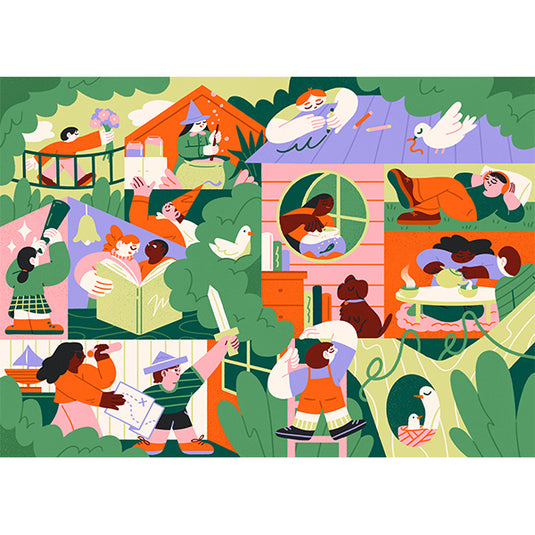 The Great Treehouse 1000 Piece Jigsaw Puzzle by Holiyay - 2