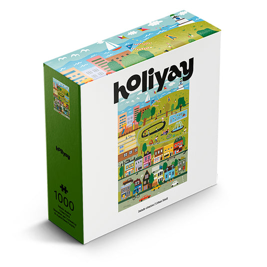 Urban Stroll A. Dawn Puopolo 1000 Piece Jigsaw Puzzle by Holiyay