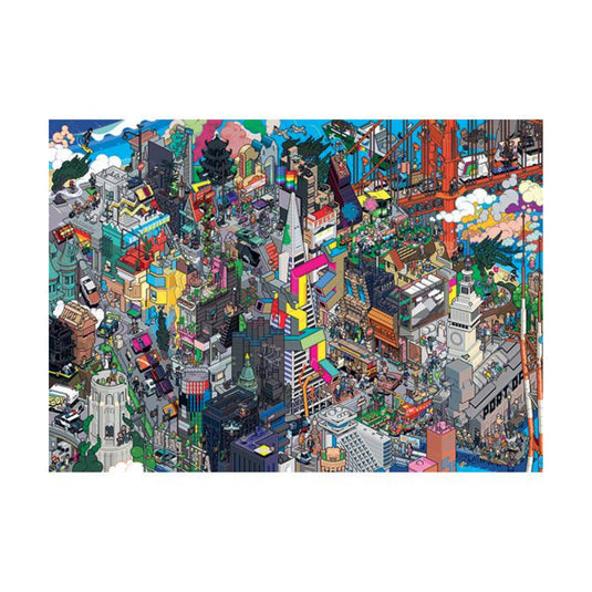San Francisco Quest, Pixorama 1000 Piece Jigsaw Puzzle by Heye - 2