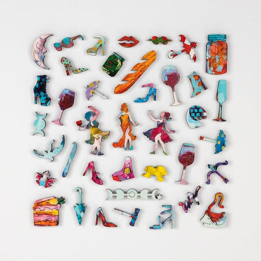 Not Easily Phased by Angela Morgan 562 Piece Wooden Jigsaw Puzzle by Stumpcraft
