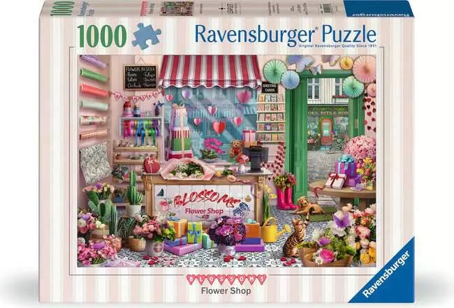 Blossoms Flower Shop 1000 Piece Jigsaw Puzzle by Ravensburger