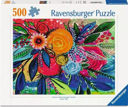 Color Burst 500 Piece Jigsaw Puzzle by Ravensburger