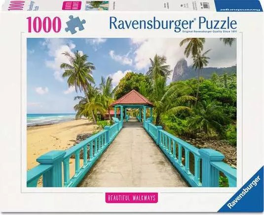 Colorful Bridge in Malaysia 1000 Piece Jigsaw Puzzle by Ravensburger
