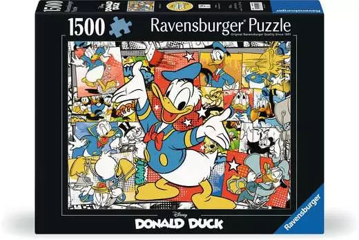 Donald Duck 1500 Piece Jigsaw Puzzle by Ravensburger - 1
