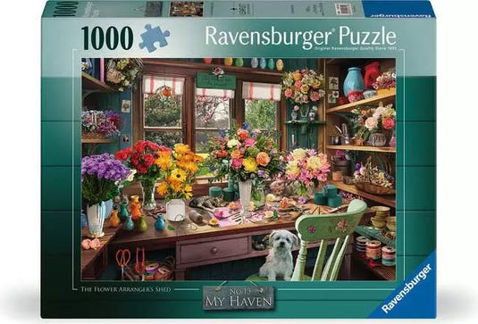 Flower Arranger's Shed 1000 Piece Jigsaw Puzzle by Ravensburger