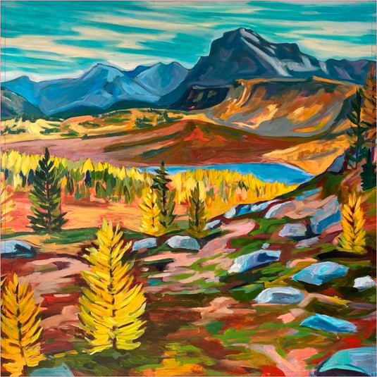 Larch Valley by Alison Philpotts 57 Piece Wooden Jigsaw Puzzle by Stumpcraft